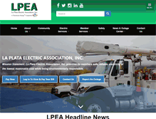 Tablet Screenshot of lpea.com
